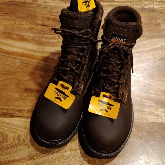 HOST PICK NWT Ariat Groundbreaker Steel Toe Work Boots - Picture 6 of 9